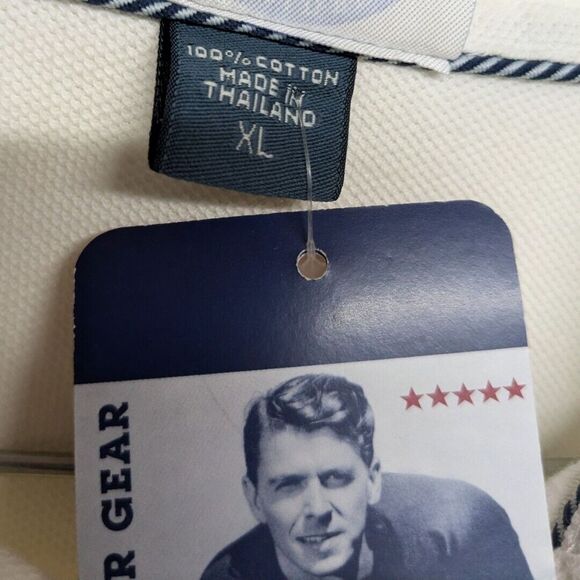 Ronald Reagan Presidential Library Gipper Gear 2011 Polo Shirt Men X-Large 100 - Picture 6 of 9